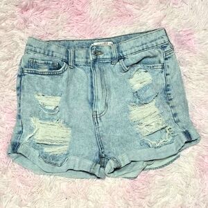 SO Vintage Stretch High Rise Mom Shorts